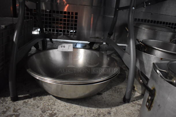 3 Metal Bowls. 19x19x5.5. 3 Times Your Bid! - Image 3 of 4