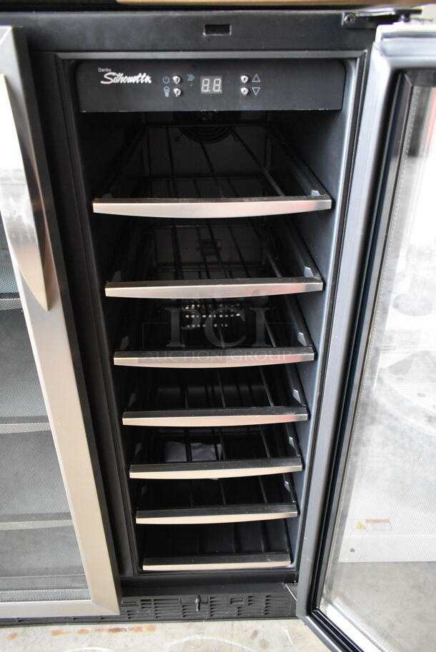 BRAND NEW SCRATCH AND DENT! Danby DBC2760BLS Stainless Steel Dual Zone 27 Bottle Built-In French Door Beverage Wine Cooler Merchandiser. 115 Volts, 1 Phase. Tested and Working! - Image 4 of 8