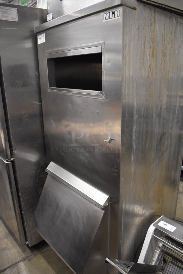 Scotsman C0830SA-32B Stainless Steel Commercial Ice Machine Head on Commercial Bin. 208/230 Volts, 1 Phase. 30x36x99 - Image 4 of 9