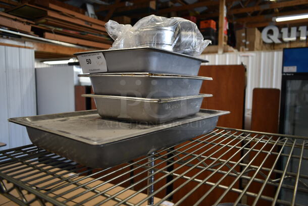 ALL ONE MONEY! Lot ofVarious Stainless Steel Drop In Bins - Image 2 of 4