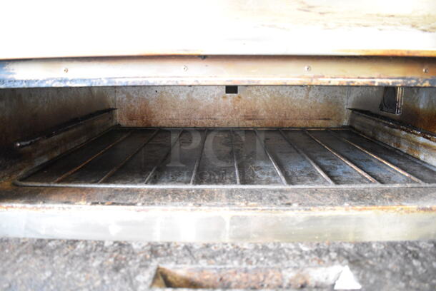3 Stainless Steel Commercial Electric Powered Single Deck Bakery / Pizza Ovens. Appears To Be 240 Volts, 3 Phase. 3 Times Your Bid! - Image 3 of 9