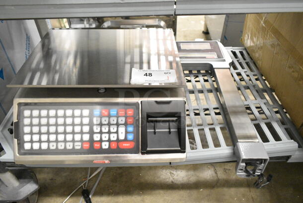 BRAND NEW SCRATCH AND DENT! Torrey W-LABEL40L 40 lb. WiFi Price Computing Scale with Thermal Label Printer. Tested and Working! - Image 2 of 8