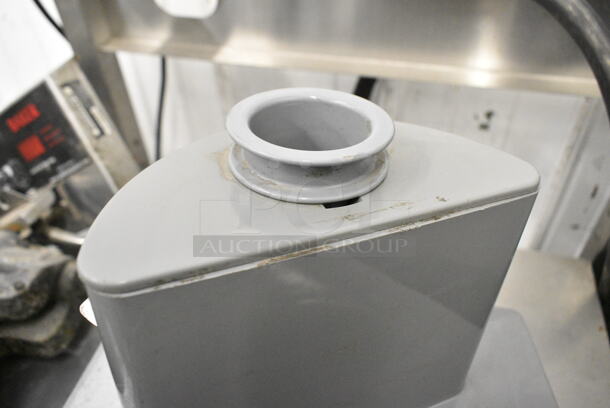 Metal and Gray Poly Food Processor Lid.  - Image 5 of 11