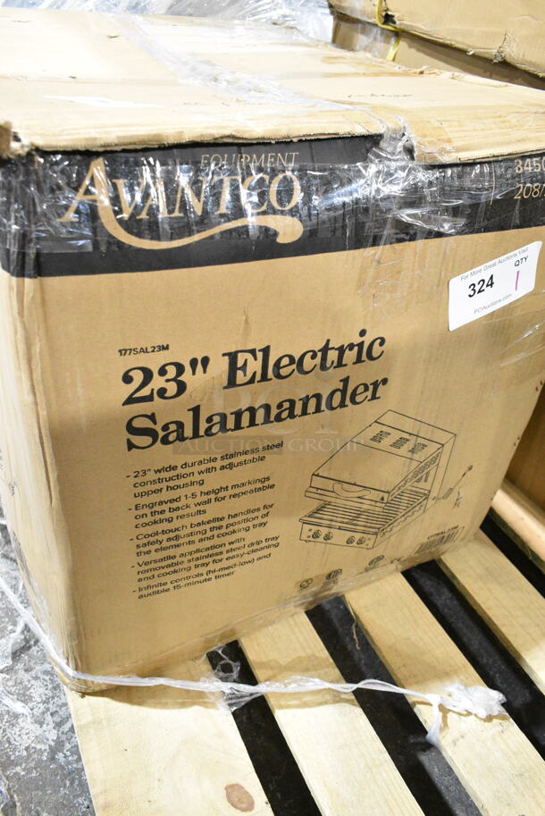 BRAND NEW SCRATCH AND DENT! Avantco 177SAL23M 23" Electric Countertop Salamander. 208/240 Volts, 1 Phase.  - Image 3 of 4