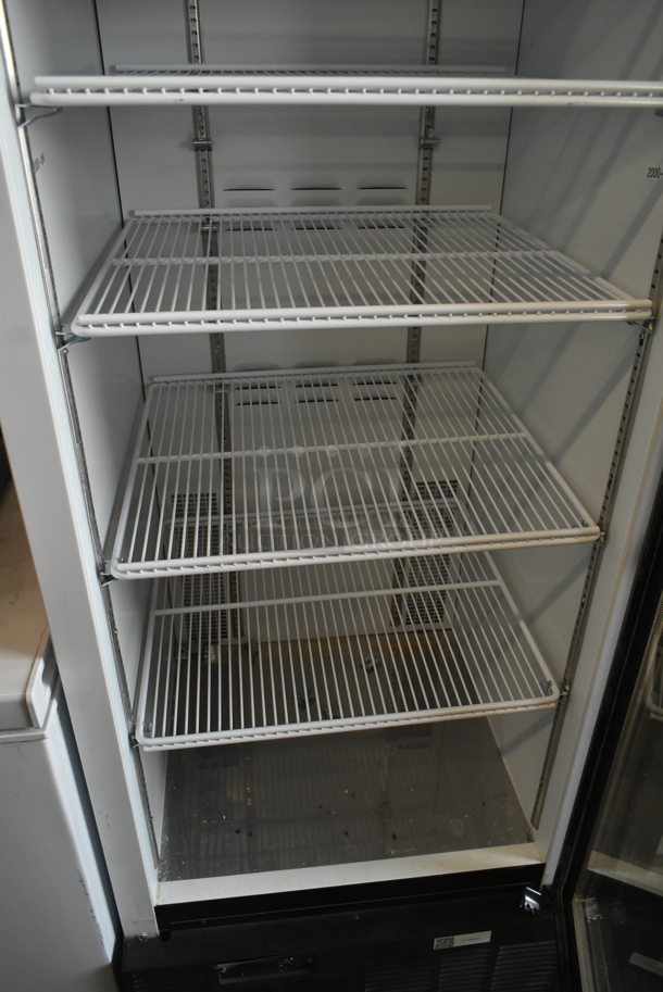 2019 Habco SE18 Metal Commercial Single Door Reach In Cooler Merchandiser w/ Poly Coated Racks. 115 Volts, 1 Phase. Tested and Working! - Image 4 of 5