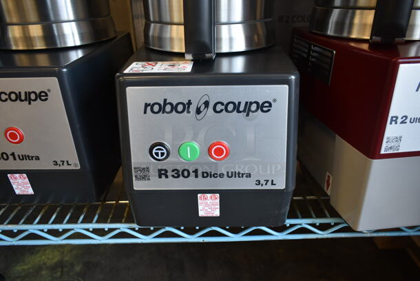 BRAND NEW SCRATCH AND DENT! Robot Coupe R 301 Dice Ultra Metal Commercial Countertop Food Processor w/ Bowl, Lid and S Blade. 120 Volts, 1 Phase. Tested and Working! - Image 2 of 6