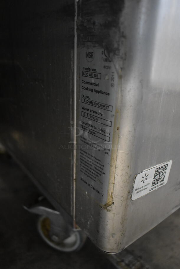 2 2013 Rational Stainless Steel Commercial Combitherm Self Cooking Center Convection Ovens on Commercial Casters. Top Model: SCC WE 62. Bottom Model: SCC WE 102. 480 Volts, 3 Phase. 2 Times Your Bid! - Image 7 of 7
