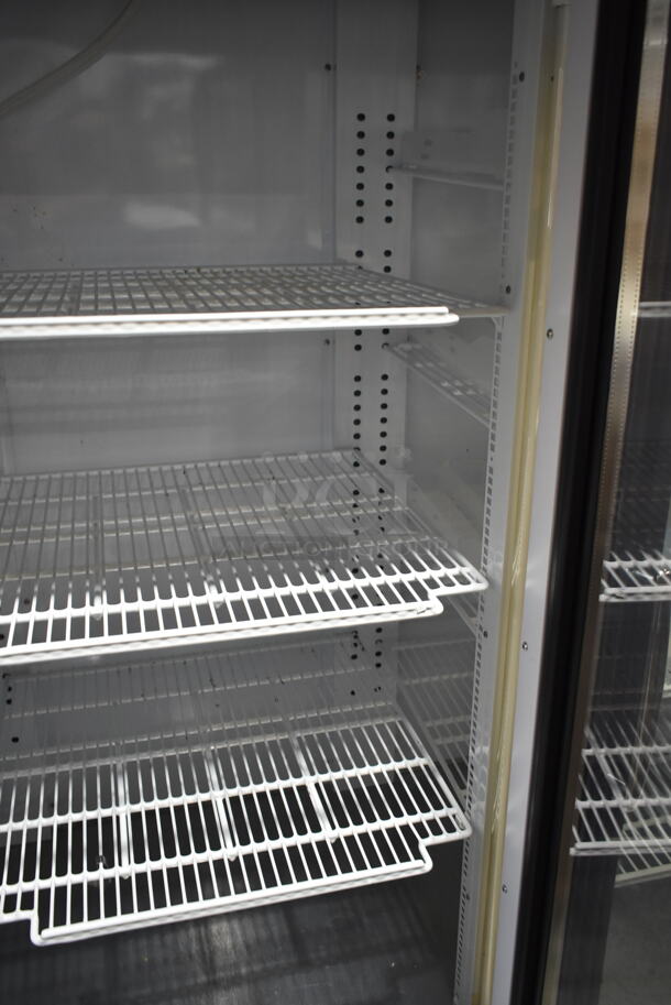 Turbo Air TGM-72RSB Metal Commercial 3 Door Reach In Cooler Merchandiser w/ Poly Coated Racks. 115 Volts, 1 Phase. Tested and Powers On But Does Not Get Cold - Image 3 of 5