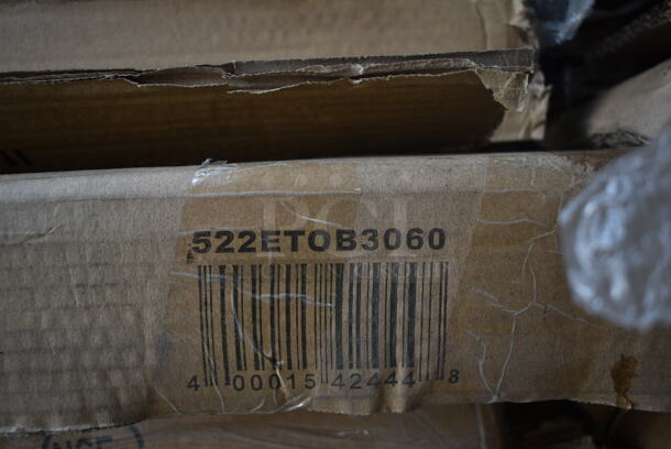 BRAND NEW SCRATCH AND DENT! Steelton 522ETOB3060 30" x 60" 18-Gauge 430 Stainless Steel Open Base Work Table - Image 3 of 3