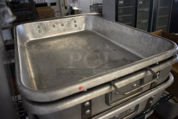 3 Metal Baking Pans w/ Handles. 18x24x4.5. 3 Times Your Bid! - Image 3 of 3