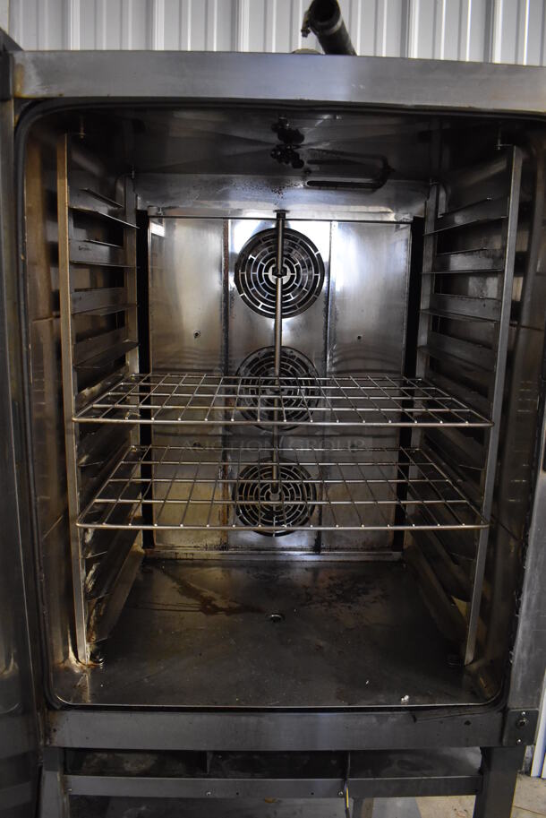 2016 Unox XAVC-10FS-EPR Cheftop Stainless Steel Commercial Electric Powered Combi Convection Oven on Stainless Steel Stand. 208-240 Volts, 3 Phase. 34x36x74 - Image 8 of 10