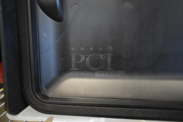 Gray Poly Slim Jim Trash Can Lid and Handle. - Image 6 of 6