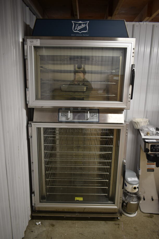 2015 Duke TSC-6/18M M Stainless Steel Commercial Electric Powered Oven Proofer on Commercial Casters. 208 Volts, 3 Phase.