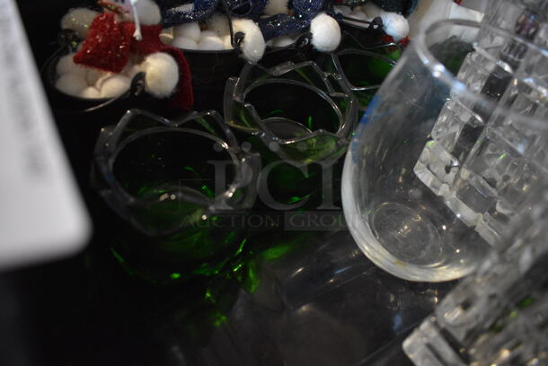 ALL ONE MONEY! Lot of Various Items Including Snowmen Decorations and Tea Light Holders in Black Bus Bin - Image 5 of 6