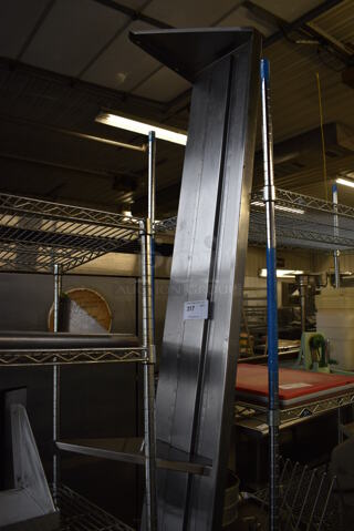 Stainless Steel Shelf w/ Wall Mount Brackets. 96x12x12