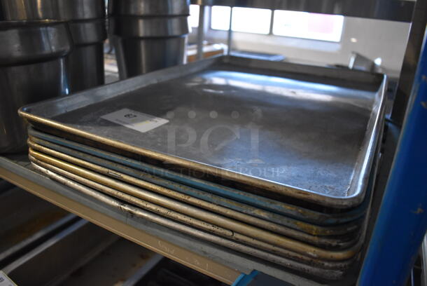 7 Metal Full Size Baking Pans. 18x26x1. 7 Times Your Bid! - Image 3 of 3