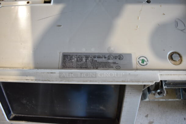 Mettler Toledo Model 8461 Metal Countertop Food Portioning Scale. 18x15x8, 13.5x11.5x4. Cannot Test Due To Missing Power Cord - Image 5 of 6