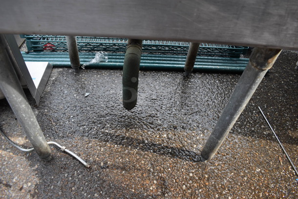 Commercial Stainless Steel 1 Bay Sink With Faucet And Side Splash - Image 5 of 5