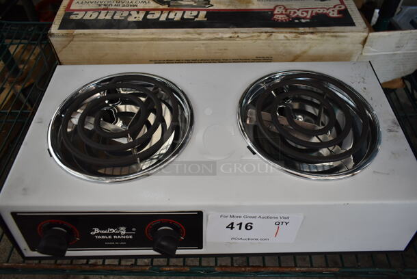 IN ORIGINAL BOX! Broil King R46/202W Metal Countertop 2 Burner Tabletop Range. - Image 2 of 7