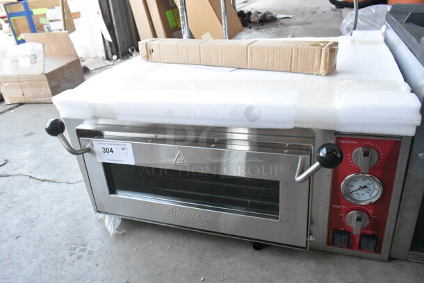 BRAND NEW SCRATCH AND DENT! Avantco 177DPO18S Stainless Steel Countertop Electric Oven. 120 Volts, 1 Phase. Tested and Working! - Image 1 of 7