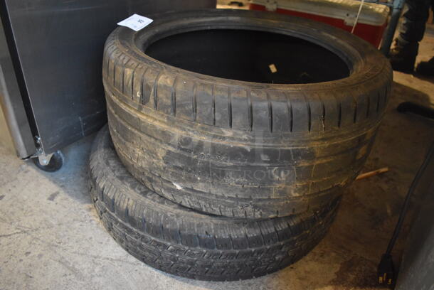 2 Tires; Continental SportContact 2 MO 265/35 ZR 18 and Sigma. 24.5x11x24.5, 26x7x26. 2 Times Your Bid! - Image 2 of 8