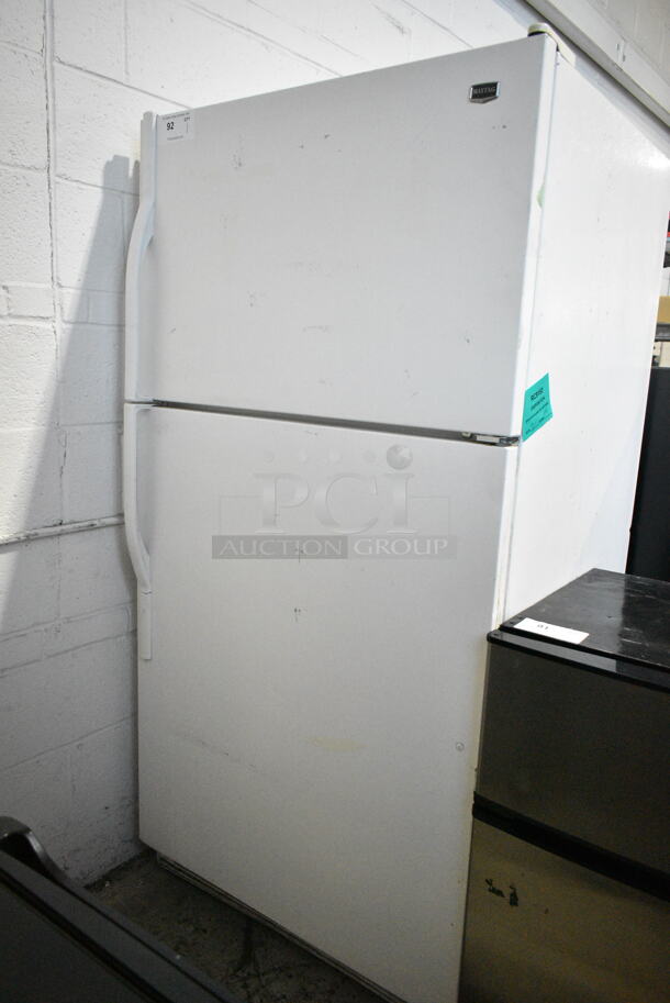 Maytag M1TXEMMWW04 Metal Cooler w/ Freezer. 115 Volts, 1 Phase. Tested and Working! - Image 1 of 8