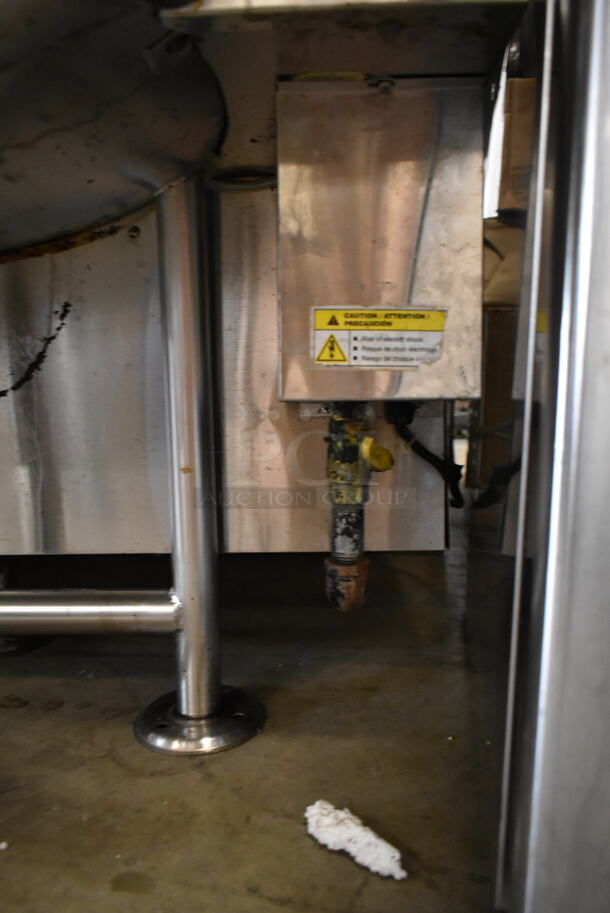 2015 Cleveland KGL-80 Stainless Steel Commercial Floor Style 80 Gallon Steam Kettle.  - Image 4 of 6