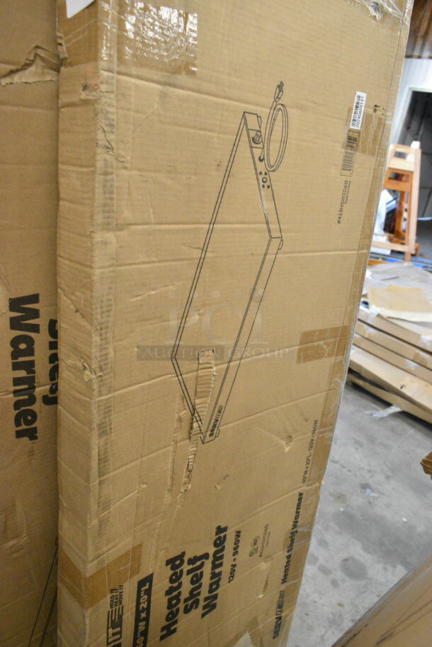 2 BRAND NEW IN BOX! ServIt 423HSW2060 60" Stainless Steel Heated Shelf Warmer. 120 Volts, 1 Phase. 2 Times Your Bid!  - Image 3 of 6