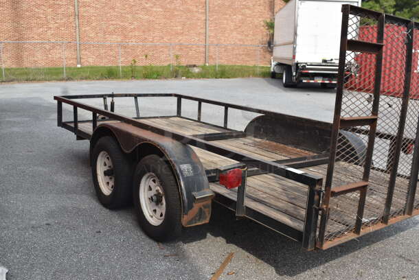 Bye-Rite Trailers Metal Flat Top Open Trailer w/ Rear Lowering Ramp. Does Not Have Title.   - Image 5 of 11