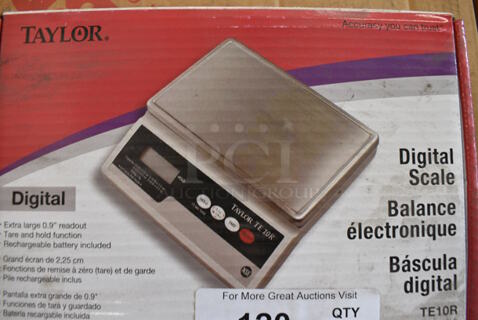 BRAND NEW IN BOX! Taylor TE10R Metal Countertop Food Portioning Scale.