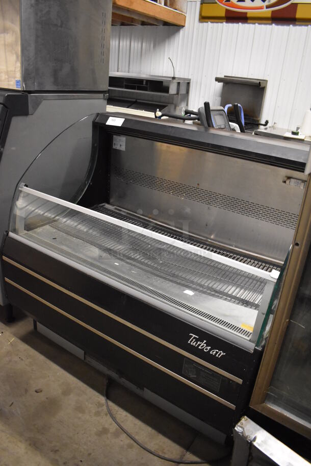 Turbo Air TOM-50LB Stainless Steel Commercial Floor Style Reach In Grab N Go Merchandiser. 120 Volts, 1 Phase. 51x32x48. Tested and Powers On But Does Not Get Cold - Image 2 of 6