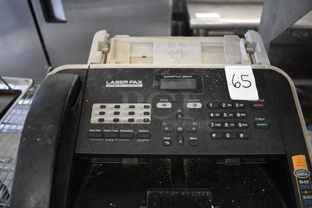 Brother IntelliFAX 2840 Countertop Fax Machine. 15x15x12 - Image 3 of 3