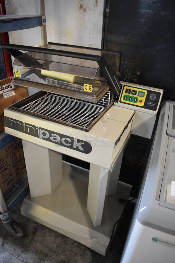 MiniPack Model Minimini Metal Floor Style Heat Sealing Machine. 115 Volts, 1 Phase. 27x18x45. Tested and Working! - Image 2 of 5