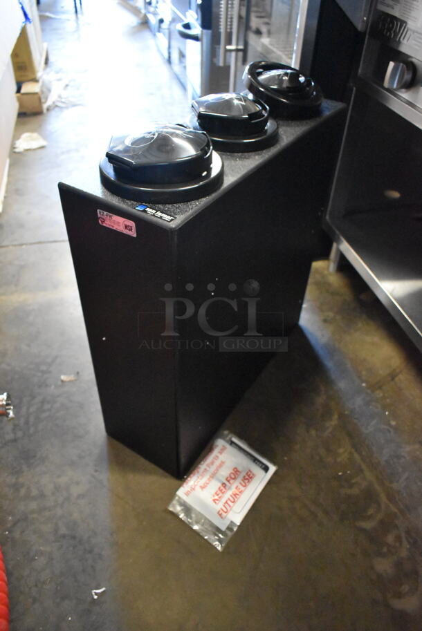 BRAND NEW SCRATCH AND DENT! EZ Fit L2913 EZ-Fit® Black Countertop Lid Dispenser Cabinet - Image 5 of 6