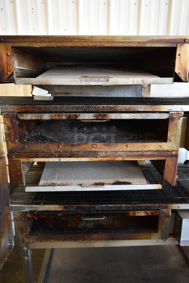 2 2016 Lincoln Impinger 1132-002-U-K1841 Stainless Steel Commercial Electric Powered Conveyor Pizza Oven on Commercial Casters. 208 Volts, 3 Phase. 2 Times Your Bid! - Image 10 of 10