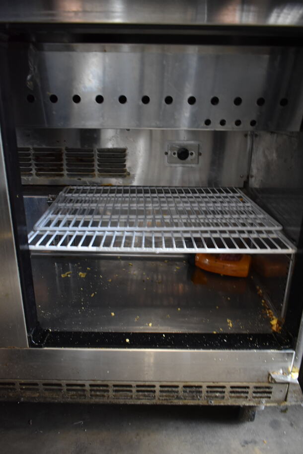 Everest EPBR2 Stainless Steel Commercial Sandwich Salad Prep Table Bain Marie Mega Top on Commercial Casters. 115 Volts, 1 Phase. Tested and Working! - Image 7 of 7