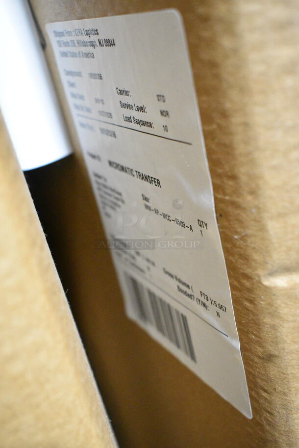 BRAND NEW IN CRATE! Micro Matic BB95 Stainless Steel Commercial 3 Door Back Bar Cooler. 115 Volts, 1 Phase.  - Image 4 of 5