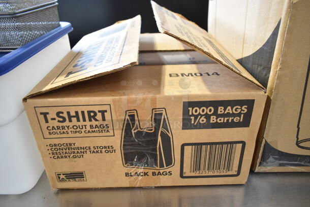 ALL ONE MONEY! Lot of Box of Choice 24 oz Cups, T Shirt Bags, Gray Mesh Bins and White 12 Quart Bin. - Image 3 of 5