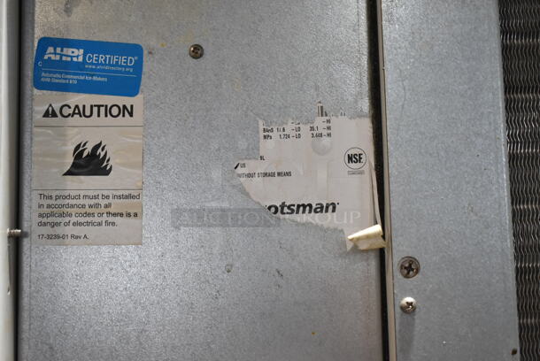 Scotsman Stainless Steel Commercial Ice Head on Scotsman B530S Commercial Ice Bin.  - Image 7 of 8