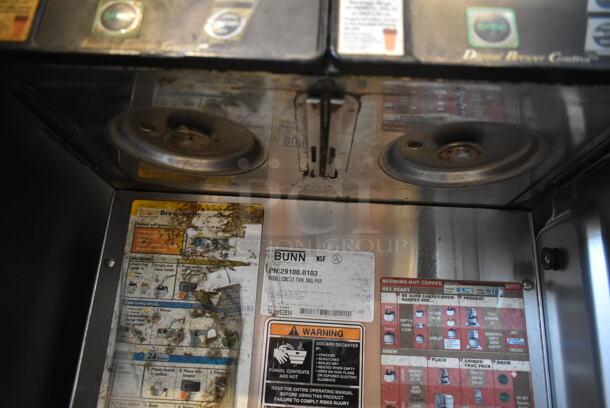 Bunn CDBC 2/2 TWIN Stainless Steel Commercial 4 Burner Coffee Machine. 120/208-240 Volts, 1 Phase.  - Image 5 of 6