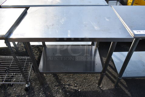Stainless Steel Table w/ Under Shelf.
