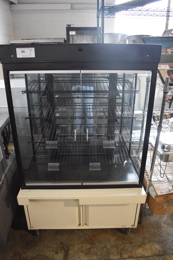 Metal Floor Style Bakery Display Case Merchandiser. 42x21x61.5