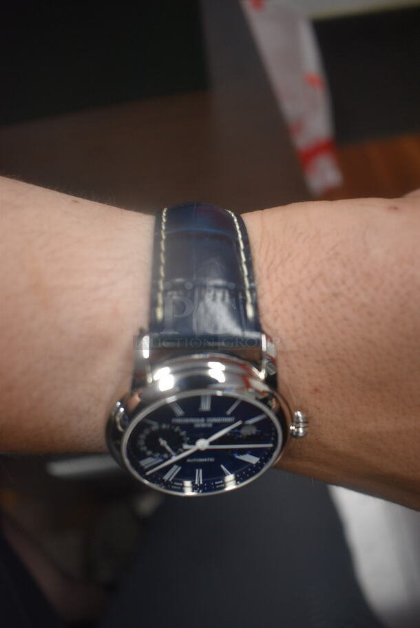 BRAND NEW IN BOX! Frederique Constant Geneve Men's Automatic Classic Moonphase WR50 FC-712MN4H6 Watch - Image 8 of 10