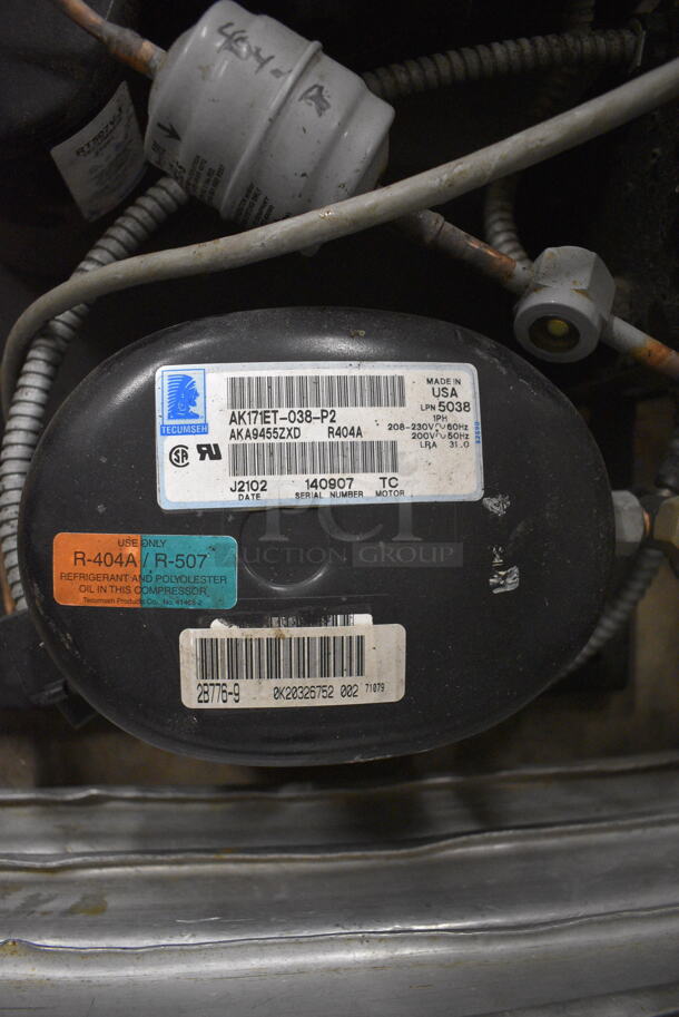 Tecumseh Model AK171ET-038-P2 Commercial Compressor. 208-230 Volts, 1 Phase. 17x24x14 - Image 2 of 4