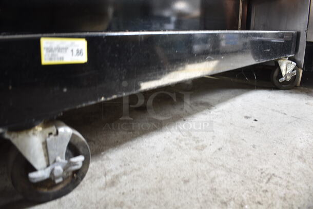 BKI MM-4 Metal Commercial Buffet Warming Station w/ Sneeze Guard on Commercial Casters. 120 Volts, 1 Phase. Tested and Working! - Image 4 of 5