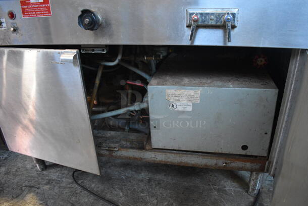 Cleveland Convection Stainless Steel Commercial Electric Powered Double Deck Steam Cabinet w/ Model TDC/2-20 Tilting Kettle. 208 Volts, 3 Phase. 42x35x62 - Image 11 of 12