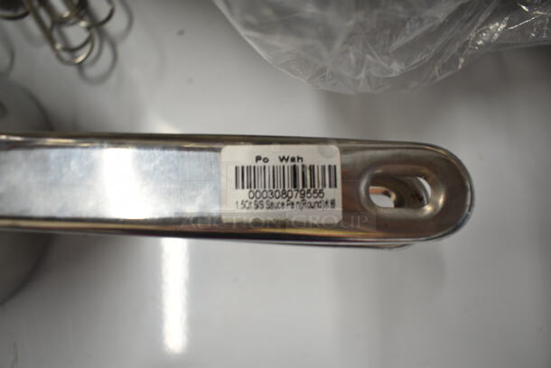 30 BRAND NEW SCRATCH AND DENT!  Items; 10 14" Wok, 2 1.5 Quart Sauce Pan, 18 Thunder Group 6.5" Round Skimmer. 30 Times Your Bid! - Image 4 of 10