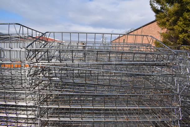 PALLET LOT of Approximately 100 Metal 
Wire Baskets. 26x13x2.5 - Image 3 of 3