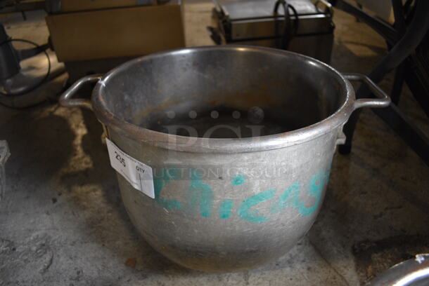 Hobart D30 Metal Commercial 30 Quart Mixing Bowl. 20x15.5x13.5