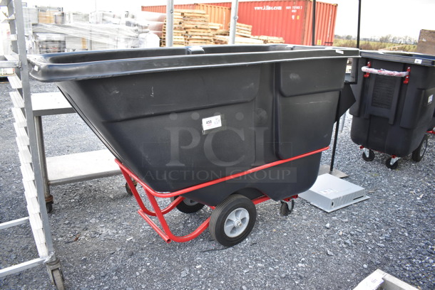BRAND NEW! Rubbermaid Black Poly Portable Bin on Casters. 72x31x44 - Image 2 of 7